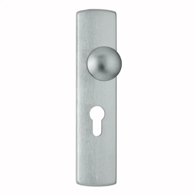 Afbeelding van AXA Curve Klik Kastdeurschild met Deurknop PC55 F1 Geslepen 200x45mm 6210 80 11/55E