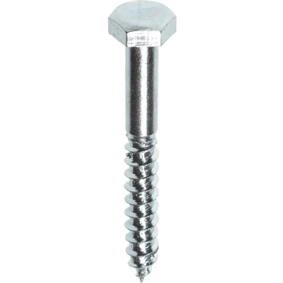 Afbeelding van Houtdraadbout DIN 571 8x80 4.8 verzinkt 25 stuks