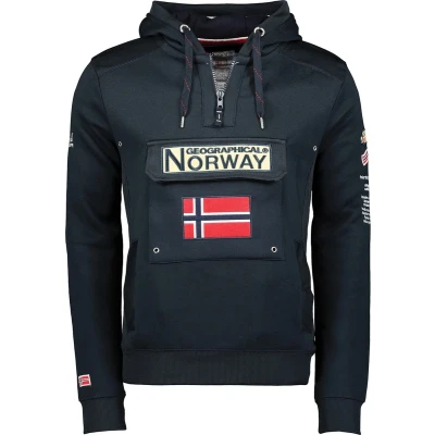 Afbeelding van Geographical Norway Hoodie / Pullover Gymclass Db Men 054 Navy L