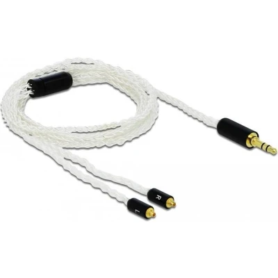 Afbeelding van Delock Audio kabel 3.5 mm 3 pin jack plug naar 2 x MMCX 1.20 m
