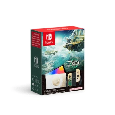 Afbeelding van Nintendo Switch OLED model Zelda Tears of the Kingdom Limited Edition
