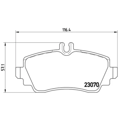 Afbeelding van Brembo Remblokset P 50 035