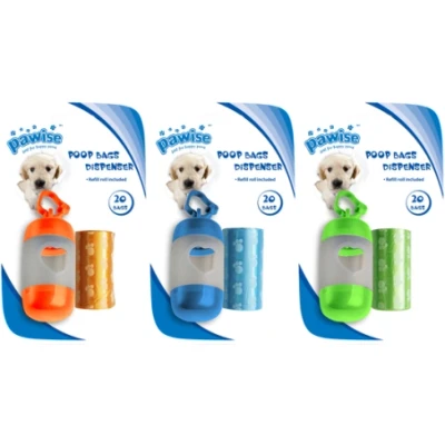 Afbeelding van poepzakjes dispenser inclusief (2 x 20)