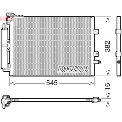 Afbeelding van Denso Airco condensor DCN23040