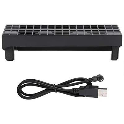 Afbeelding van USB ventilator, koeler voor warmtewisselaar Intelligente temperatuurregeling Radiateurventilator PS4 Slim Stil Duurzame ventilatoren Langdurige