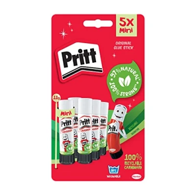 Afbeelding van Pritt 1483489 Lijmstift 11 G, 5 stuks