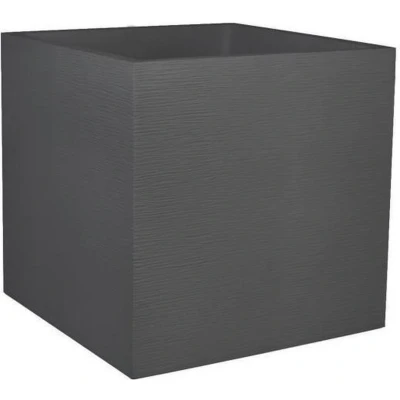 Afbeelding van EDA PLASTIC Graphit Vierkant bloemblad 57 L 49,5 x cm houtskoolgrijs