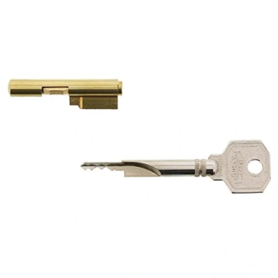 Afbeelding van Burg Wächter sleutelgatvergrendeling voor insteeksloten, kamerdeurbeveiliging, cilinderdiameter: 7 mm, incl. 2 sleutels, E 7/2 SB, 04282