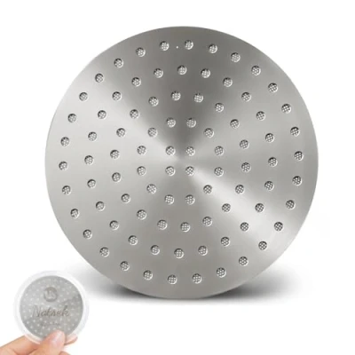 Afbeelding van 51mm Puck Screen, V2 0.8mm Dikte Espresso Screen voor Portafilter 51mm, 304 Roestvrij Staal Scherm met Acryl Opbergdoos, Koffie Barista Accessoires