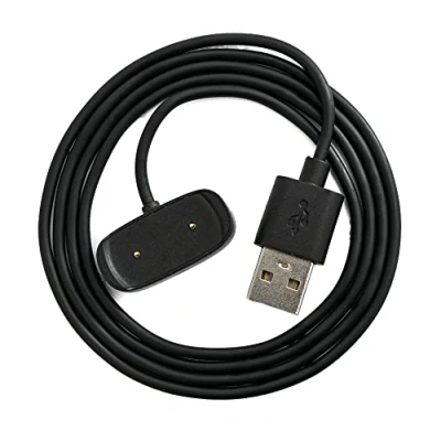 Afbeelding van SYSTEM S USB 2.0 kabel 100 cm voor Amazfit T Rex Pro smartwatch in zwart