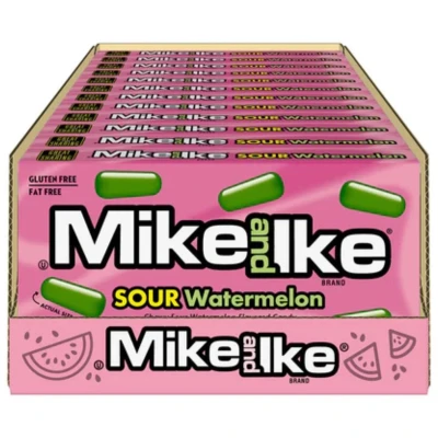 Afbeelding van Mike And Ike Sour Watermelon 120 Gr