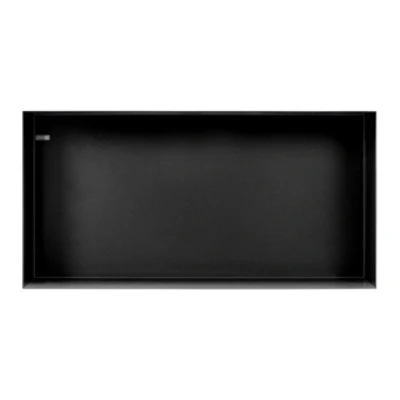 Afbeelding van LoooX Colour Box inbouwnis 60x30x10cm RVS Mat zwart