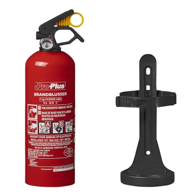 Afbeelding van Pro Plus Brandblusser met Manometer Poeder Brandklasse ABC 1 kilo