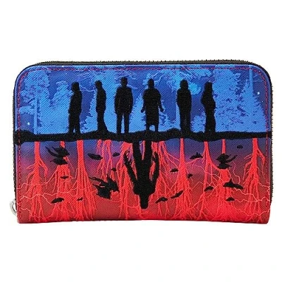 Afbeelding van Loungefly Stranger Things Upside Down Shadows Portemonnee Blauw/Rood
