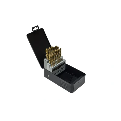 Afbeelding van Hardhout Borenset HSS G TiN 25 delig