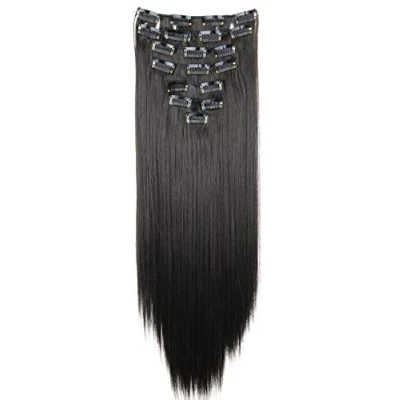 Afbeelding van CAISHA XXL 60cm 8 Delige Set Clip In Extensions Haarextensies Haarstukje Glad Chocoladebruin CES21