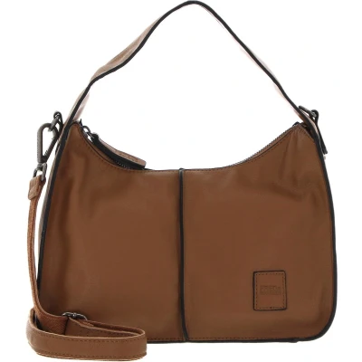 Afbeelding van FREDsBRUDER Leren Schoudertas FB Hand bag Iced Coffee Bruine