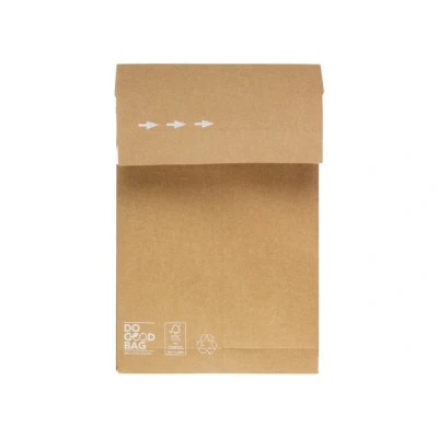 Afbeelding van Raadhuis Do Good bag monsterzak 200 x 300 50 mm 135 gram bruin 10 stuks RD 309900