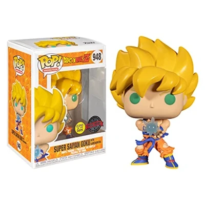 Afbeelding van Funko Pop! Animation: Dragon Ball Z Super Saiyan Goku with Kamehameha #948 Special Edition Glows in the Dark [7.5/10]