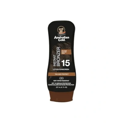 Afbeelding van Australian Gold SPF 15 Lotion met Bronzer 237 ml zonnebrandcrème