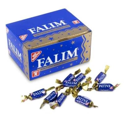 Afbeelding van Trinovi.com Falim Sugarless Plain Chewing Gum with Mastic Flavor in Box, 100 stuks, suikervrije natuurlijke kauwgom met mastieksmaak, verfrissende knop, longlasting freshness, stuks Trinovi