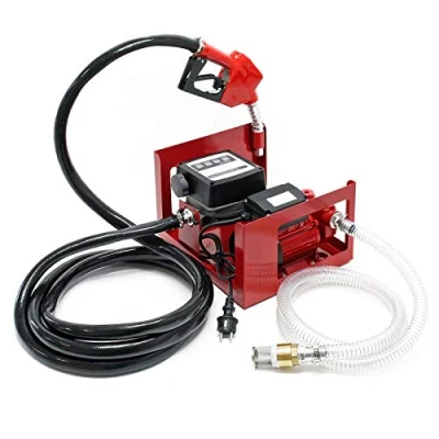 Afbeelding van Bio dieselpomp stookoliepomp zelfaanzuigend 230V/600W 40l/min automatische pistool overhevelingspomp