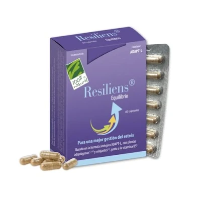 Afbeelding van 100 natura Resiliens Equilibrio 60 Cap