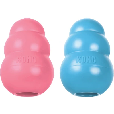 Afbeelding van Kong Puppy Roze Of Blauw Assorti MEDIUM 8,5X5,5X5,5 CM (30456)