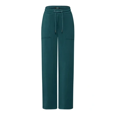 Afbeelding van Cecil WIDE LEG Trainingsbroek, Dames, Maat: Lx30, Grün