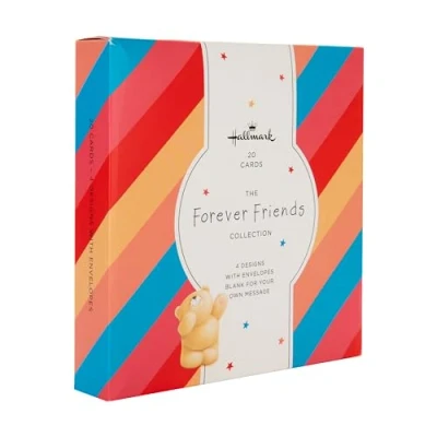 Afbeelding van Hallmark verjaardagskaarten, multipack, gemengde 20 stuks, 4 Forever Friends Design, beren, wit, rood, blauw