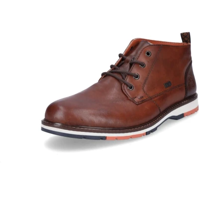 Afbeelding van Rieker heren leren veterboot bruin