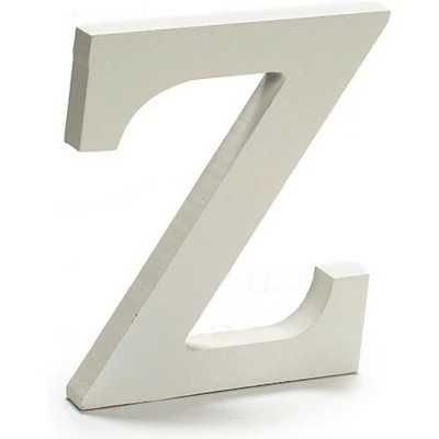Afbeelding van Brief Z Hout Wit (1,8 x 21 17 cm) (12 Stuks)