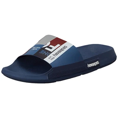 Afbeelding van Havaianas unisex slide sandaal, indigoblauw, 1/2 UK breed