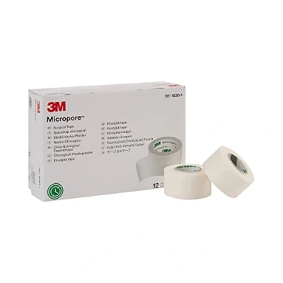 Afbeelding van 3M Micropore Tape 1530 1, 12 rollen (10 stuks) van
