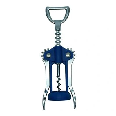 Afbeelding van Fackelmann Elemental kurkentrekker, wijnflesopener, schenktuit, elegant, zink en PP legering, 17 cm, 1 stuk