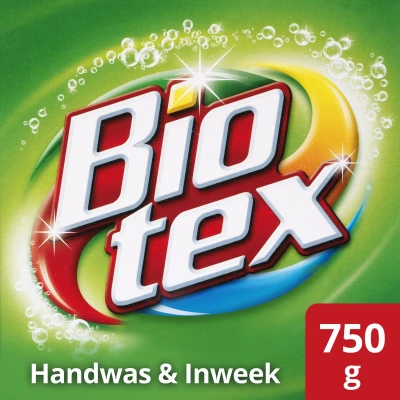 Afbeelding van Biotex Poeder Handwas &amp; Inweek 750gr