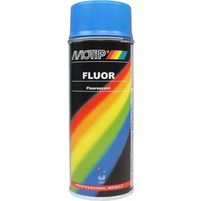 Afbeelding van MoTip Fluorescerende lak blauw 0,4 liter
