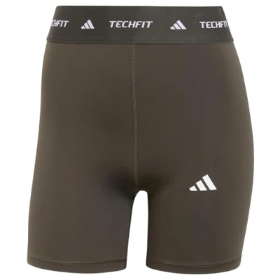 Afbeelding van adidas Performance Techfit Short Legging, Dames, Maat: XLx3&quot;, Shadow olive
