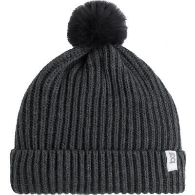 Afbeelding van Baby&#039;s Only Mutsje met pompon Cool Antraciet 3 8 jaar 100% acryl GOTS