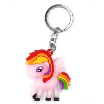 Afbeelding van CHPN sleutelhanger Unicorn Eenhoorn keychain Cadeau Kinderfeestje Roze
