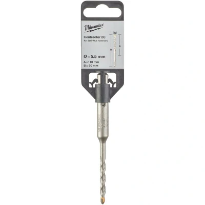Afbeelding van Milwaukee Accessoires SDS+ Contractor 2 snijder 5.5 x 110 1 pc 4932471215