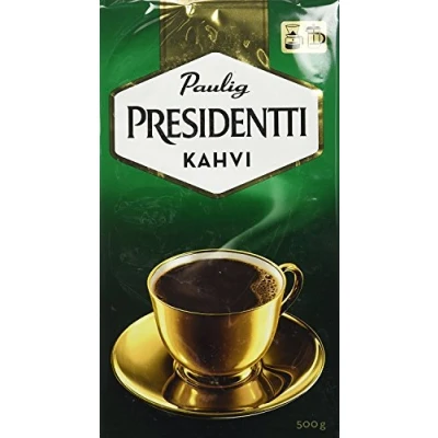 Afbeelding van Paulig Presidentti finely ground Koffie 4 pak of 500g