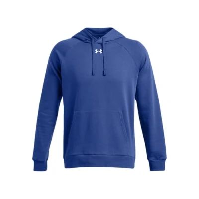 Afbeelding van Under Armour Sweatshirt heren Ua Rival Fleece Hoodie , Tech Blauw/Wit XL