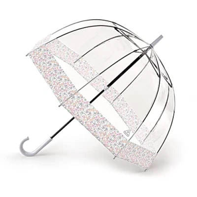 Afbeelding van Fulton Birdcage 2 Bruiloft Bloemen Border Print Paraplu, Meerkleurig, Eén maat