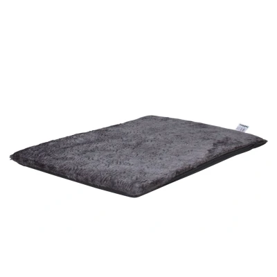 Afbeelding van Benchkussen Fleece grijs 90x60x4 cm
