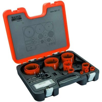 Afbeelding van Bahco Sandflex® Bi metalen gatzagenset voor metaal en houtsoorten 16 mm 86 13 delig 3834 SET 77