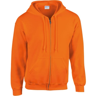 Afbeelding van Gildan Heavy Blend™ Adult Full Zip Hooded Sweatshirt GI18600 Safety Orange XL