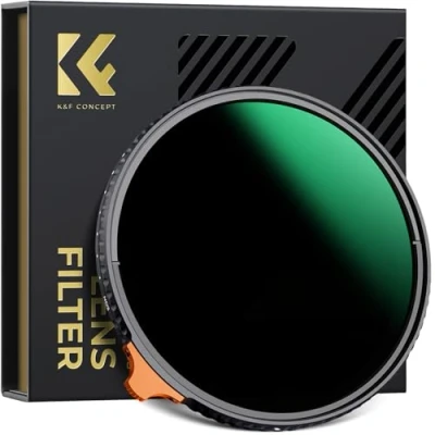 Afbeelding van K&amp;F Concept 67 mm variabele ND filter ND3 ND1000 (1,5 10 stops), 28 laags coatings HD optisch glas verstelbare neutrale dichtheidsfilter voor cameralens (Nano X serie)