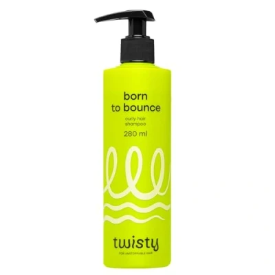 Afbeelding van Twisty Born To Bounce shampoo voor krullend haar, haarshampoo, vochtkrullende dames, met ureum, melkzuur, krullen, producten natuurlijke krullenshampoo haar en