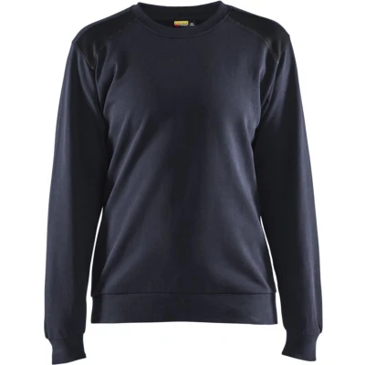 Afbeelding van Blaklader Sweatshirt bi colour Dames 3408 1158 Donker marineblauw/Zwart